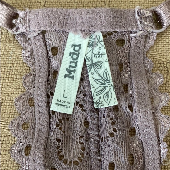 Bralette size L.  Lavender, Mudd brand. - Picture 2 of 4
